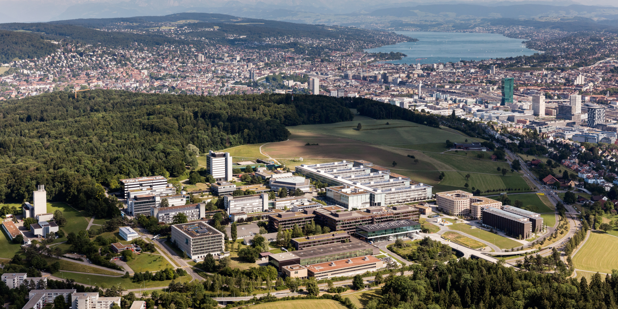 Vergr?sserte Ansicht: Luftbild vom 365ֱ_365Ͷע-Ͷ Hönggerberg der ETH Zürich