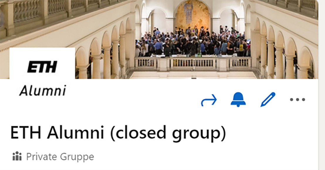 ETH Alumni LinkedIn geschlossene Gruppe