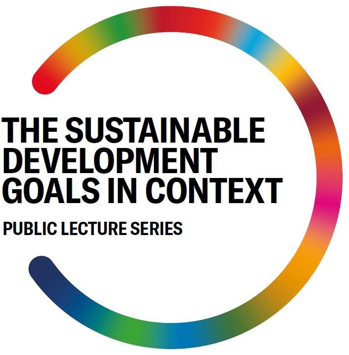Logo der Public Lecture Series The Sustainable Development Goals in Context