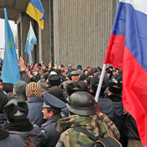 Demonstration in Simferopol