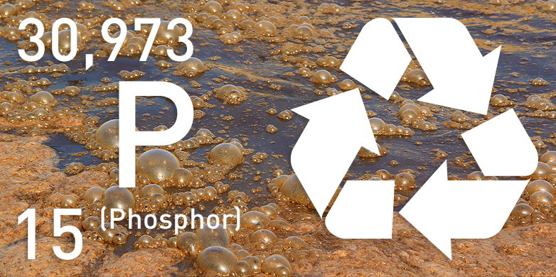 Vergr?sserte Ansicht: Phosphor aus Klärschlamm recyclen