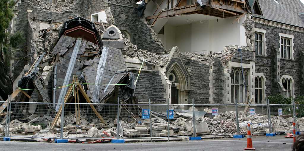 Vergr?sserte Ansicht: Erdbebenschäden in Christchurch 2011