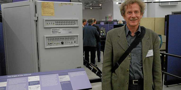 Vergr?sserte Ansicht: Bernhard Plattner, ein Pionier der Computernetzwerke. (Bild: Bernhard Plattner)