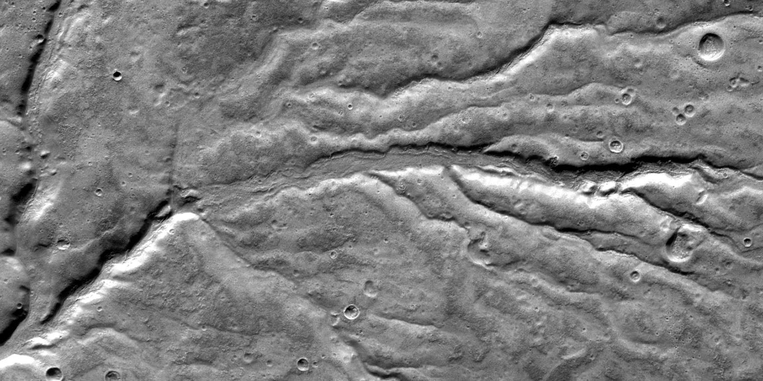 Vergr?sserte Ansicht: Mars-Flusstäler