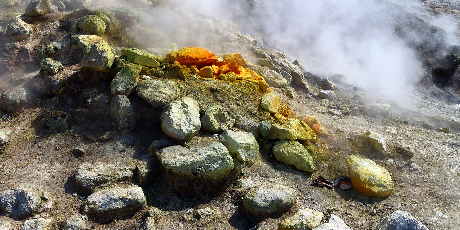 Solfatare in den Phlegräischen Feldern, eines der vulkanisch aktivsten Gebiete der Welt. (Bild: Colourbox)