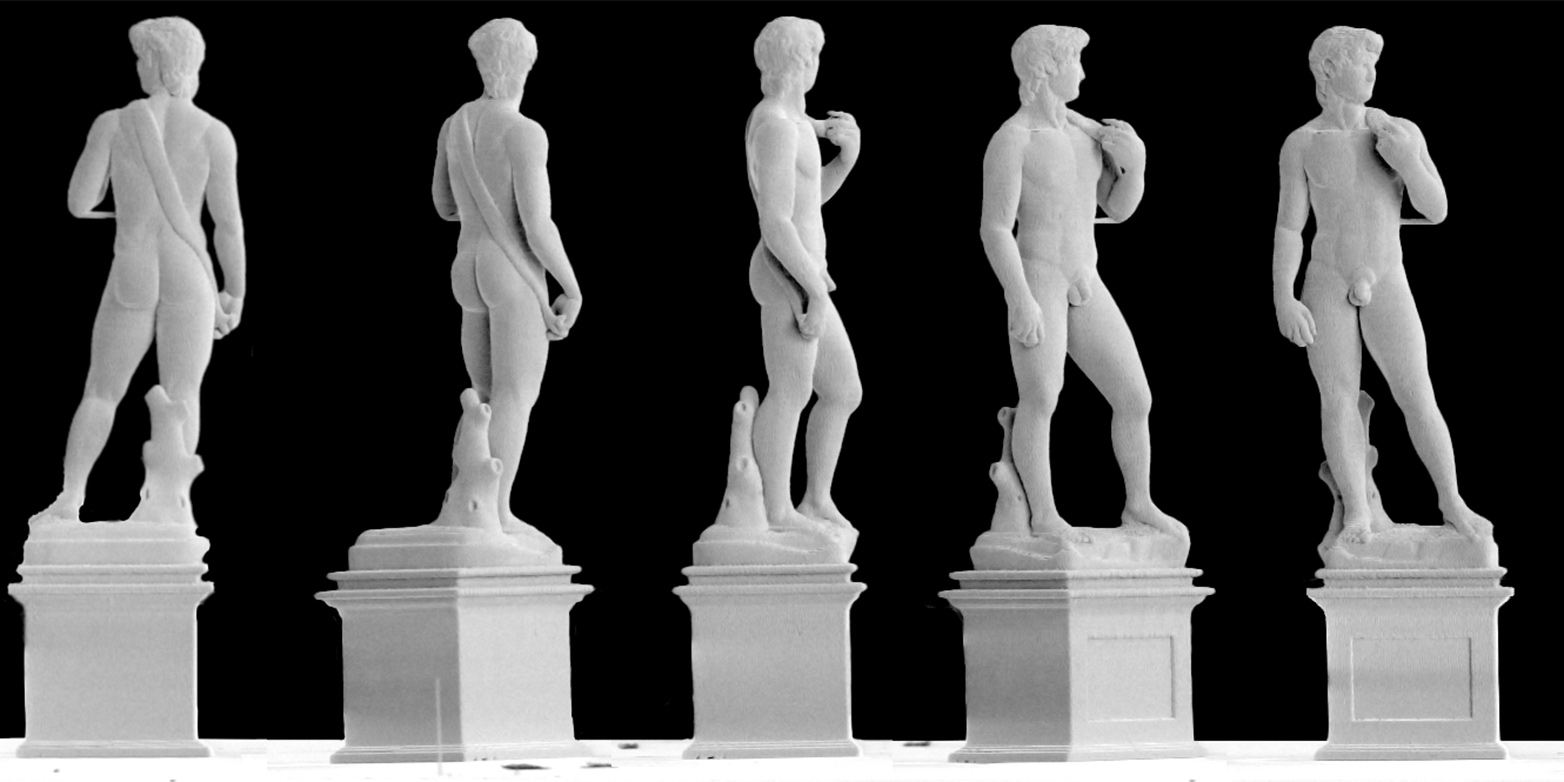Michelangelos David, 3D-gedruckt aus reinem Kupfer. (Bild: Giorgio Ercolano/Exaddon)