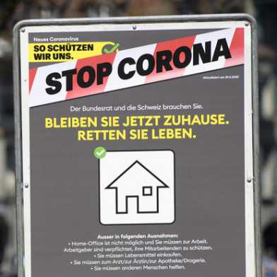 Plakat Stop Corona