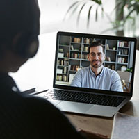 Videokonferenz im Home Office