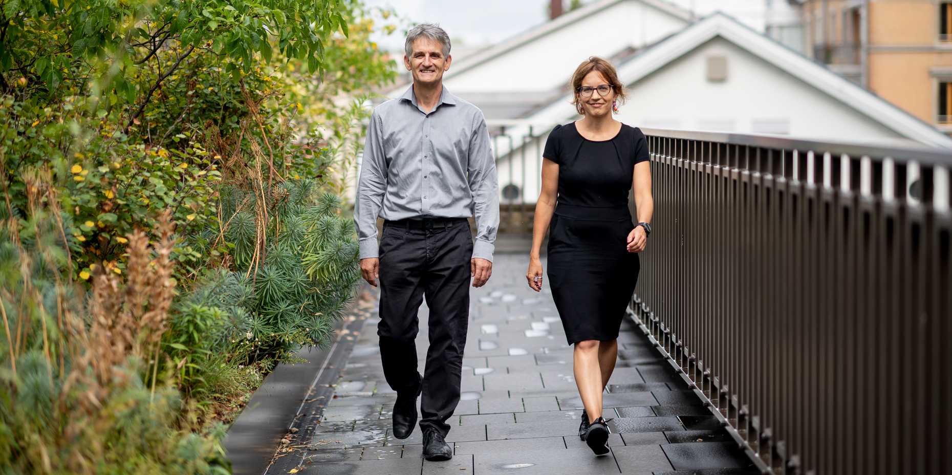 ETH-Professorin Isabel Günther und Dr. Fritz Brugger