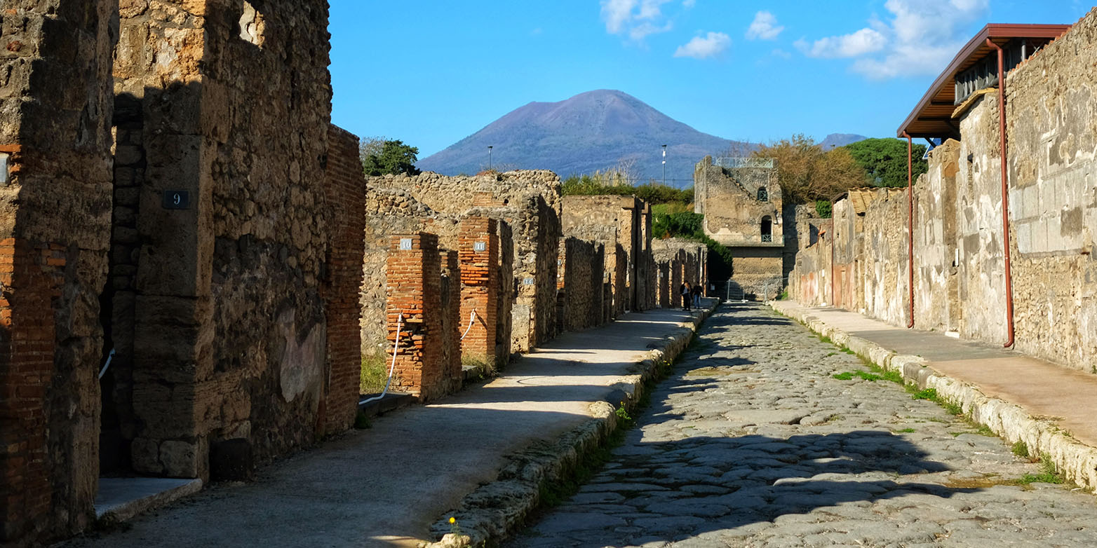 Pompeji wurde 79 n. Chr. bei einem massiven Ausbruch des Vesuvs zerstört. (Bild: Jörn-Frederik Wotzlaw)