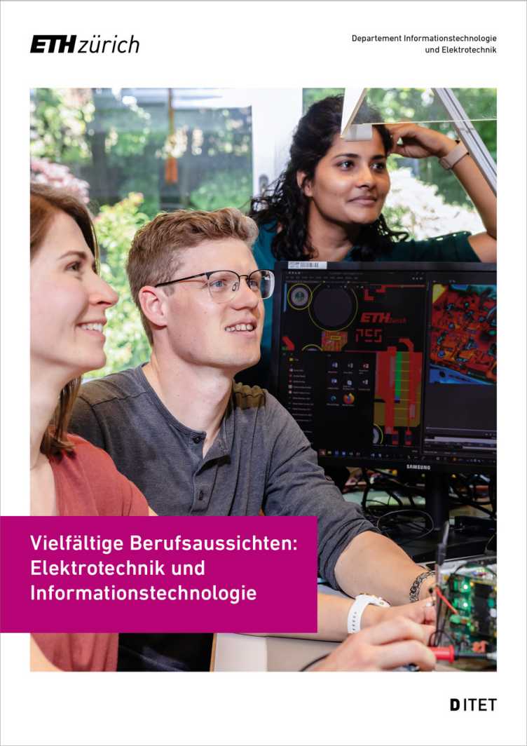 Titelseite der Broschüre Berufsbilder in Elektrotechnik und Informationstechnologie