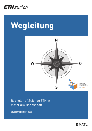 Titelblatt Wegleitung BSc Materialwissenschaft Reglement 2020