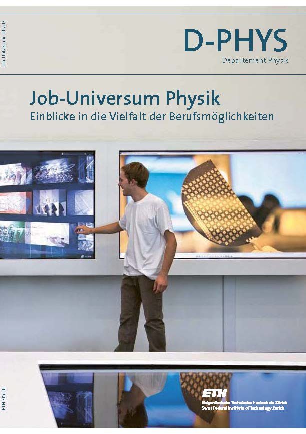 Vergr?sserte Ansicht: Titelbild der Broschüre "Job-Universum Physik"