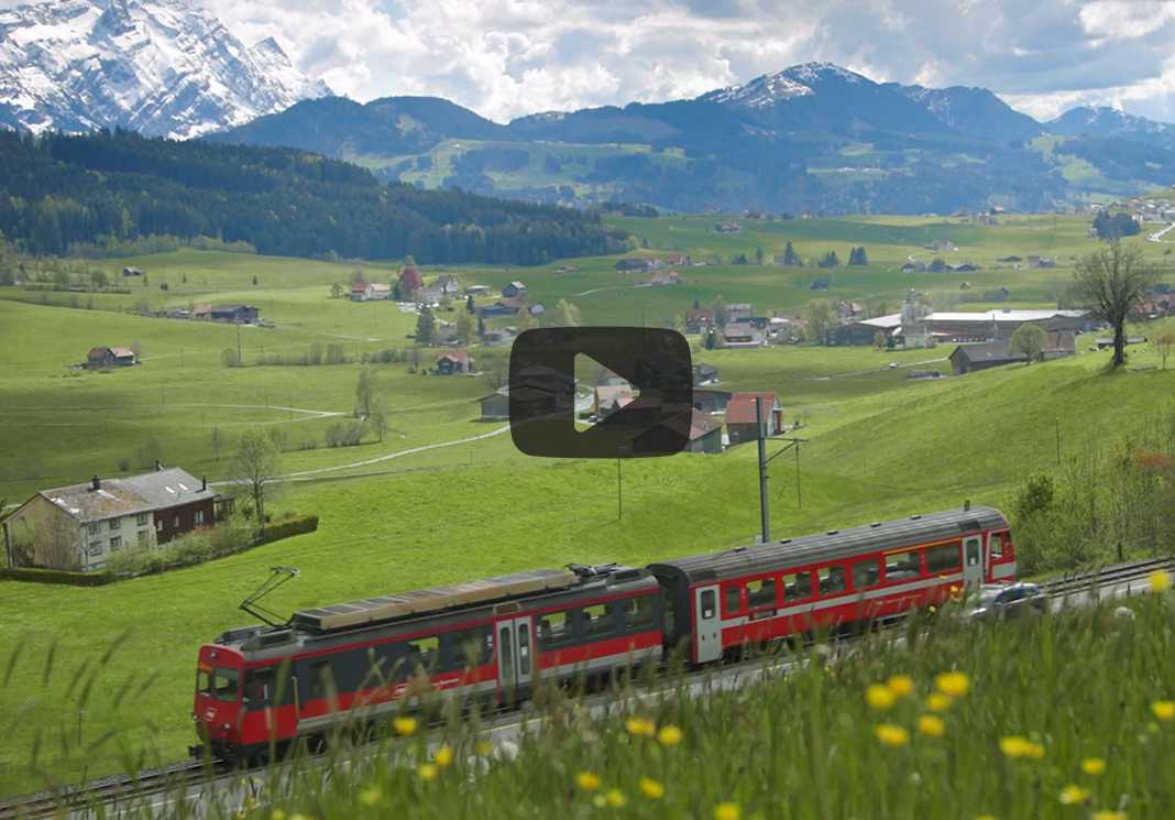 train in the Appenzell alps - link to news article