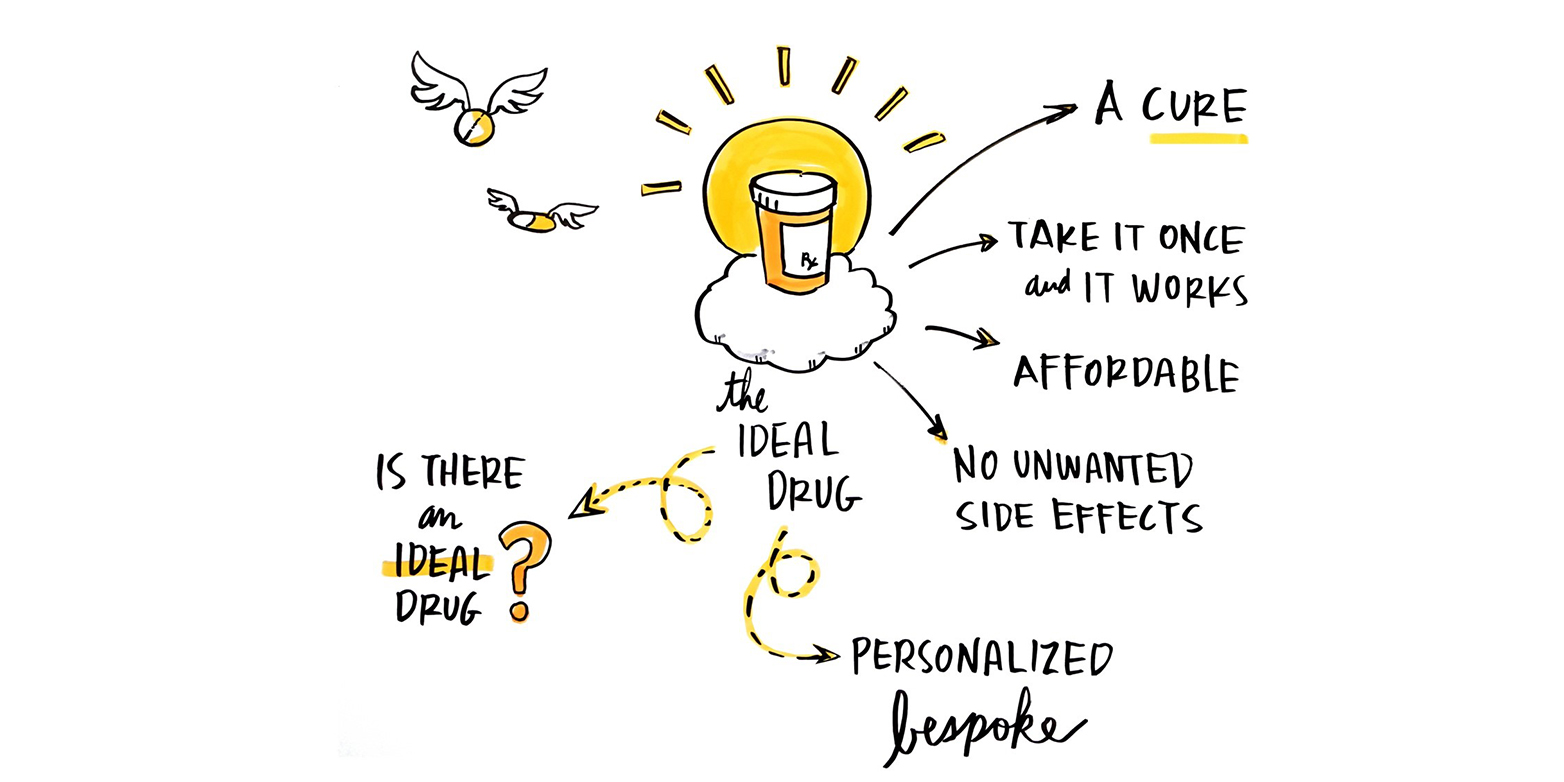 Designing ideal drugs is a complex task. (Visualisation: ETH Zurich / Jack Burgess)
