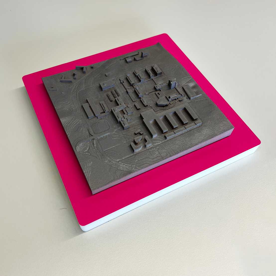 Modell des 365ֱ_365Ͷע-Ͷ Hönggerberg in Miniaturformat mit allen Gebäuden